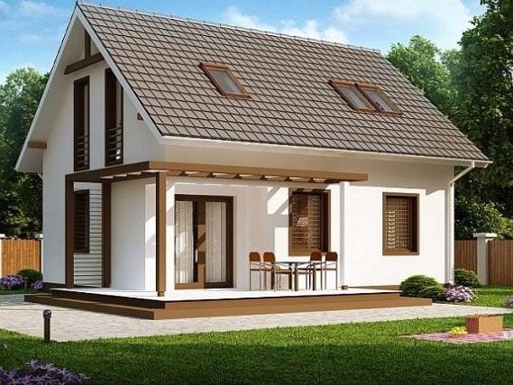 Nhà mái tôn đẹp phong cách châu Âu