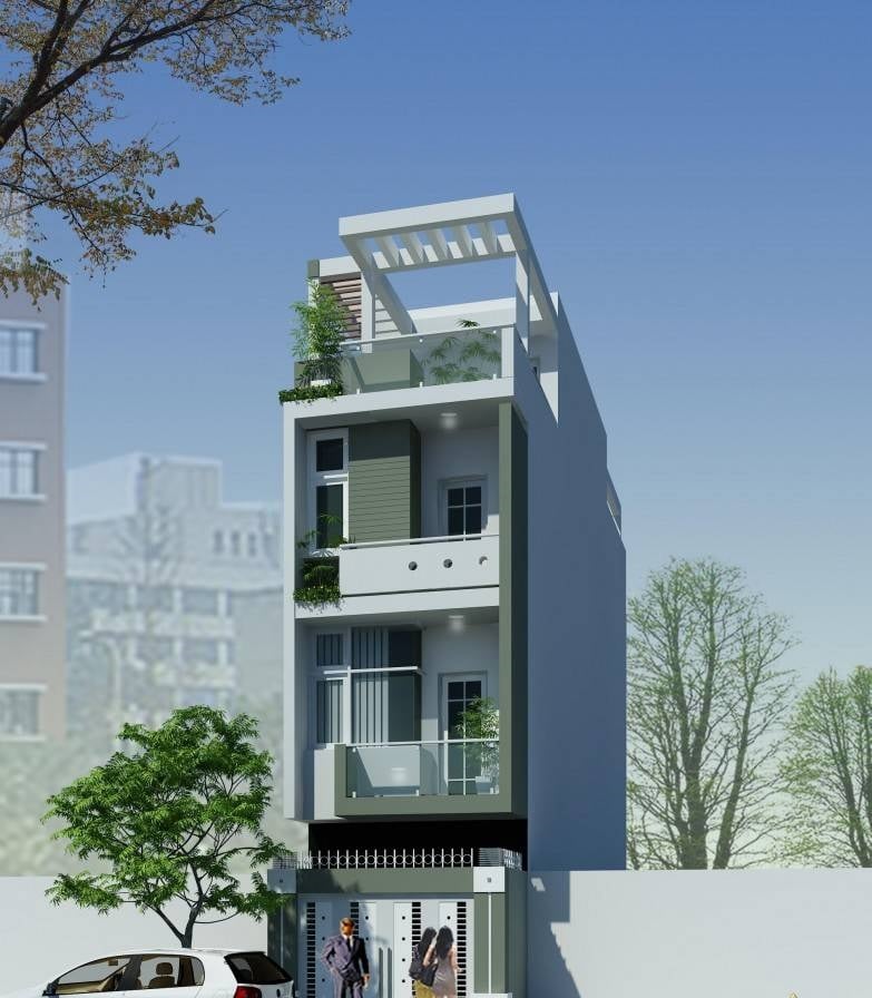 10 mẫu nhà phố đẹp ngất ngây