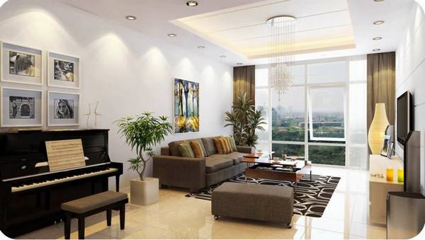 Mẫu phòng khách dành cho những chủ nhân yêu nghệ thuật