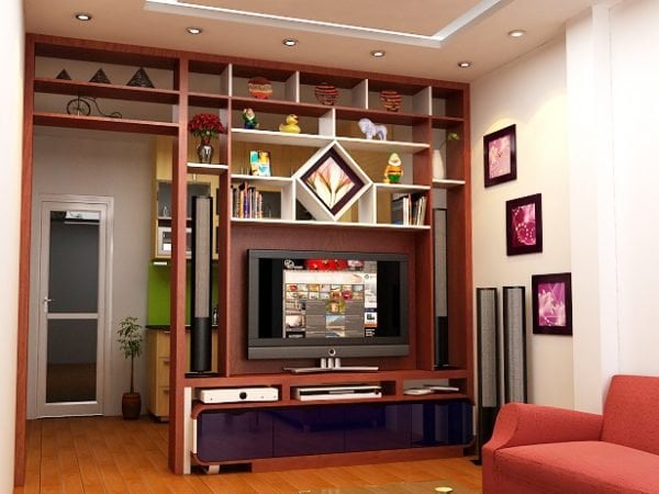 Vách ngăn phòng khách đẹp đang là xu hướng trang trí nội thất hiện nay