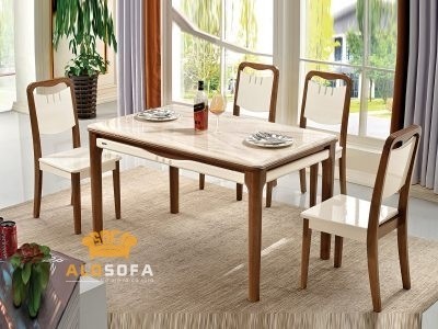 BÀN ĂN MẶT ĐÁ 1M3 NHẬP KHẨU BA568D-13