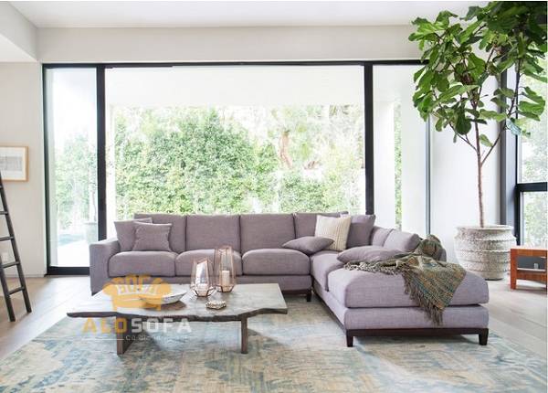 Sofa da hiện đại phong cách ý nhập khẩu