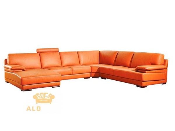 Sofa da hiện đại phong cách ý nhập khẩu
