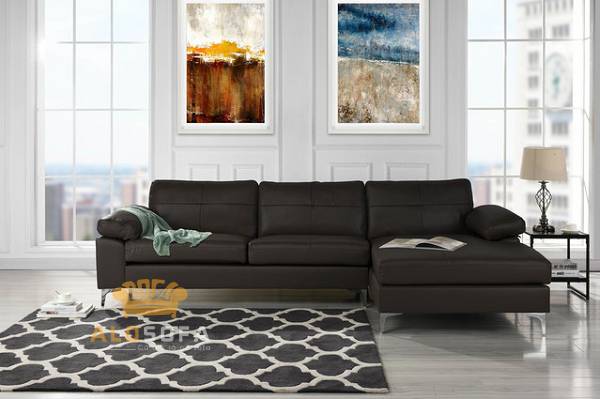 Sofa da hiện đại phong cách ý nhập khẩu