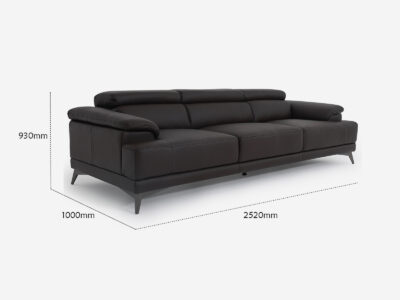 Sofa da băng dài BB608-B25