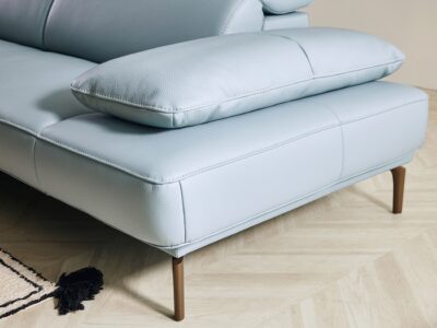 Blanche - Ghế sofa da bò bông tự nhiên sang trọng cho 4 người
