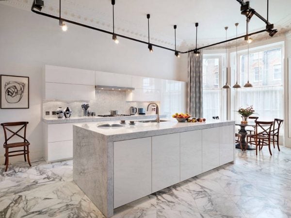 Mặt đá bàn bếp marble