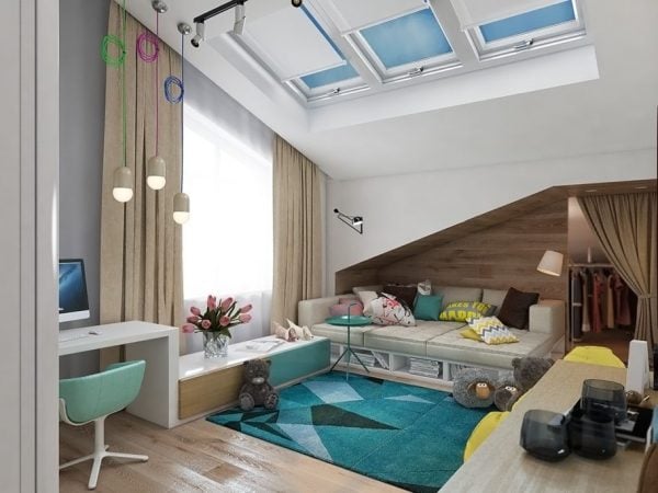 Phòng ngủ dễ thương, nhí nhảnh