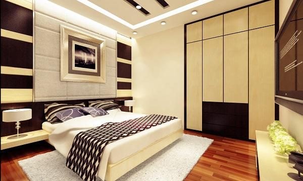 Không nên đặt phòng ngủ đối diện cửa chính