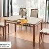GHẾ ĂN GỖ BỌC DA PHONG CÁCH HIỆN ĐẠI HY5871