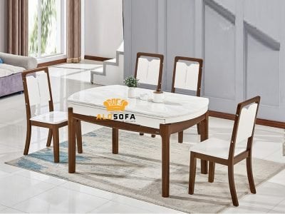 BÀN ĂN MẶT ĐÁ ĐA NĂNG NHẬP KHẨU T671-2