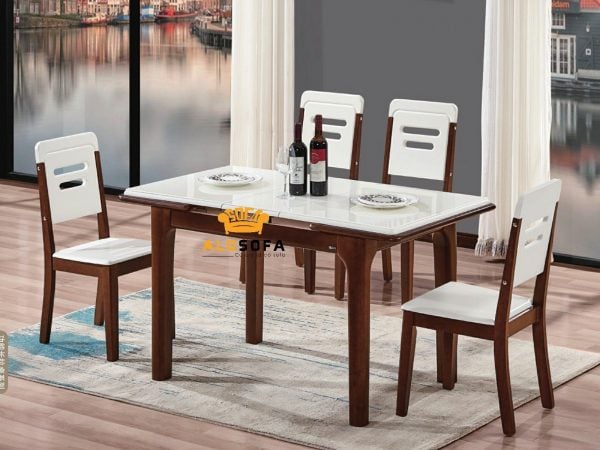 Bàn ăn gỗ nhập khẩu chính hãng T632