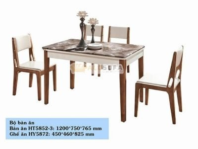 BÀN ĂN SANG TRỌNG TINH TẾ 1M2 HT5852-3