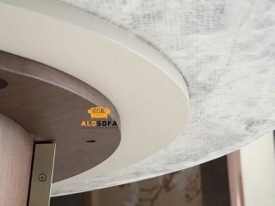 BÀN ĂN TRÒN KẾT HỢP MẶT ĐÁ XOAY HIỆN ĐẠI 1908-BAT