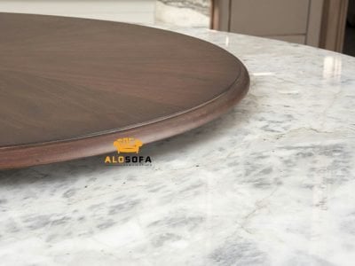 BÀN ĂN TRÒN KẾT HỢP MẶT ĐÁ XOAY HIỆN ĐẠI 1908-BAT