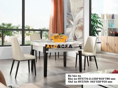 BÀN GHẾ ĂN HIỆN ĐẠI HT5776-2+HY5769