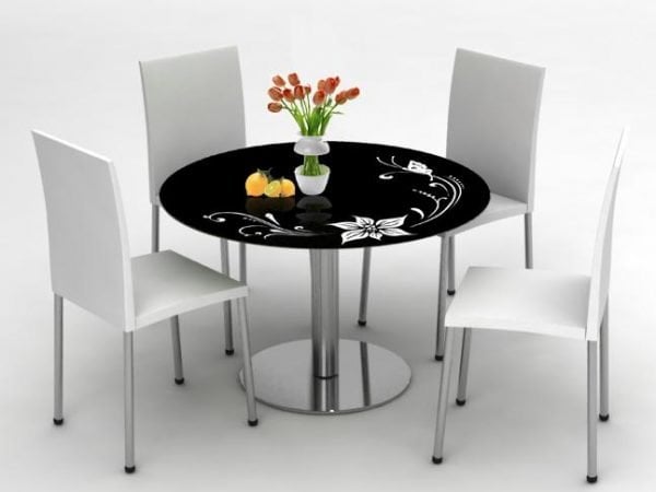 Mua bàn kính tròn nhập khẩu ở đâu