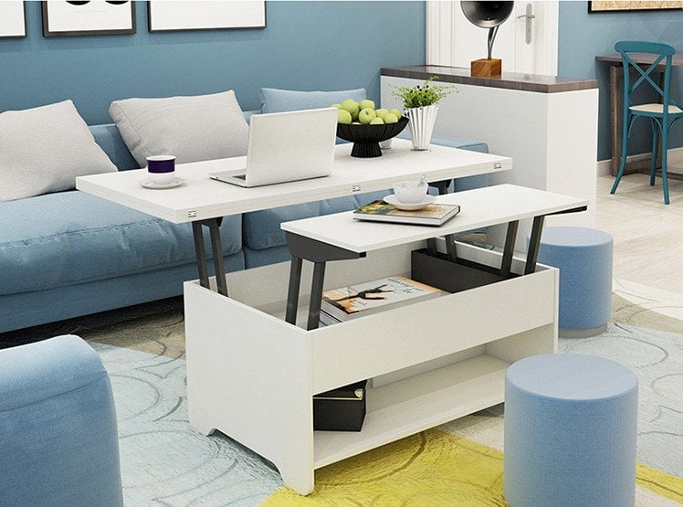 Bàn trà (bàn sofa) kết hợp bàn ăn được thiết kế như thế nào