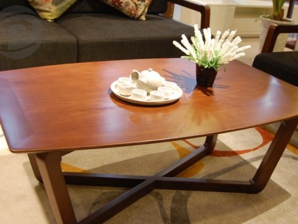 Bàn trà thiết kế bằng gỗ sồi có độ bền cao