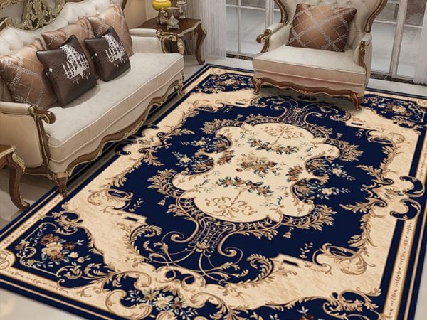 Thảm phòng khách họa tiết cổ điển