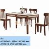 BỘ BÀN ĂN MẶT ĐÁ NHẬP KHẨU HT5850-2+HY5870