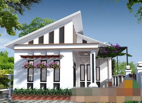 Kiểu mái lệch