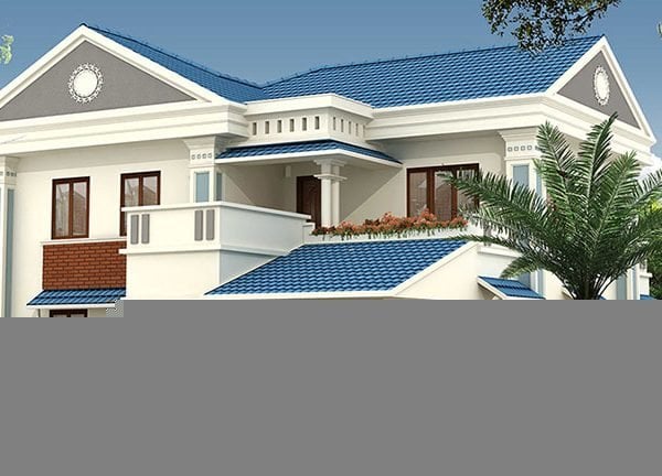 Nhà vườn mái Thái phong cách Châu Âu 