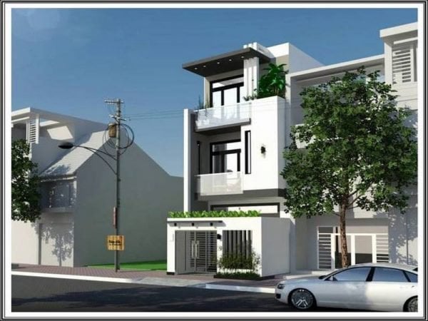 Nhà ống hiện đại kiểu Hàn Quốc