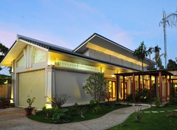 Mẫu nhà đẹp nông thôn mái thái chữ A