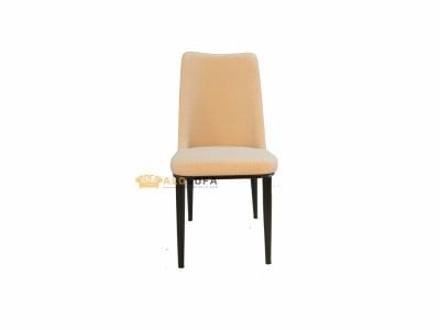 GHẾ ĂN BỌC DA CHÂN GỖ MÀU NÂU CAO CẤP HY5769