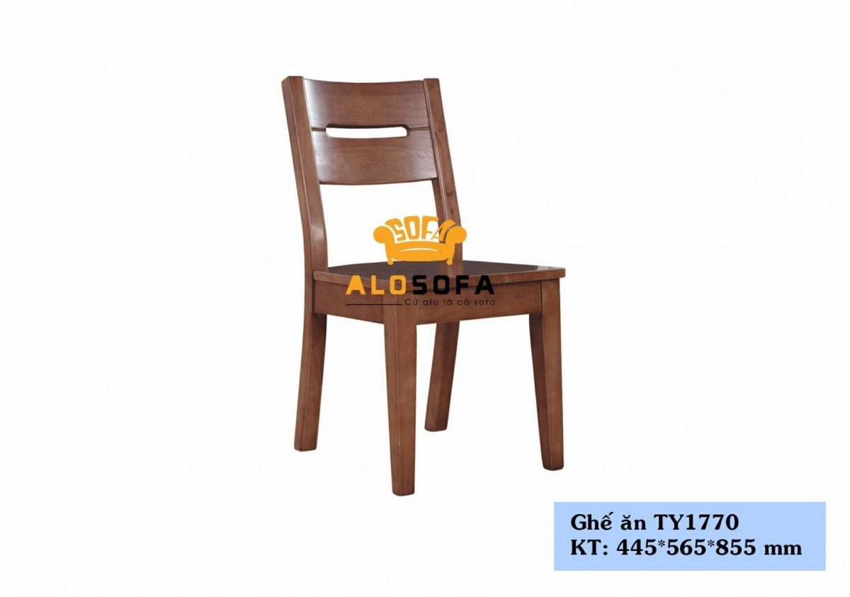 GHẾ ĂN GỖ CÔNG NGHIỆP MÀU NÂU SANG TRỌNG EY1770