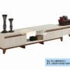 KỆ TIVI ĐA NĂNG THÂN CÁCH ĐIỆU MẶT ĐÁ TRẮNG HC5832-1