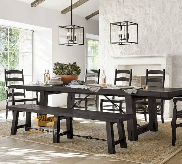 Kích thước tiêu chuẩn bàn ghế ăn 8 ghế