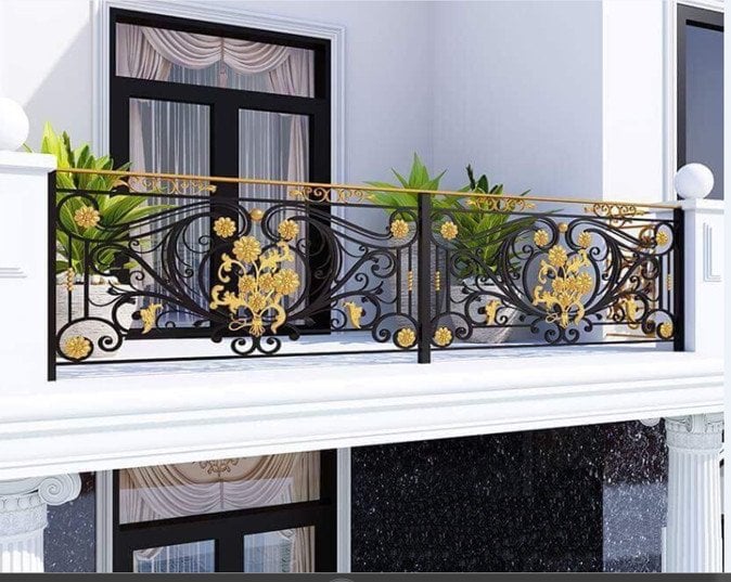 Lan can sắt mỹ nghệ