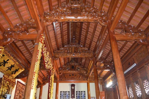 Nhà gỗ 3 gian đẹp của người Hải Phòng