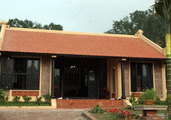 Nhà gỗ 3 gian  kiểu mới