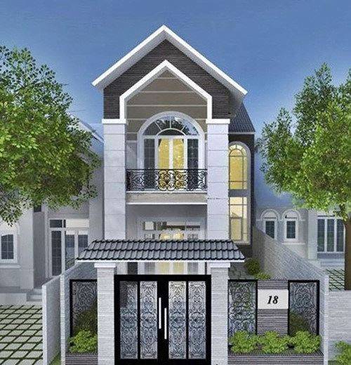Mẫu nhà mái thái đẹp cho nhà phố