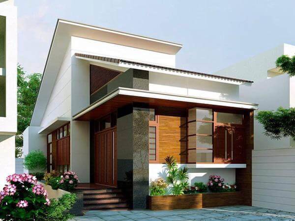 Nhà ống một tầng xây thêm gác lửng