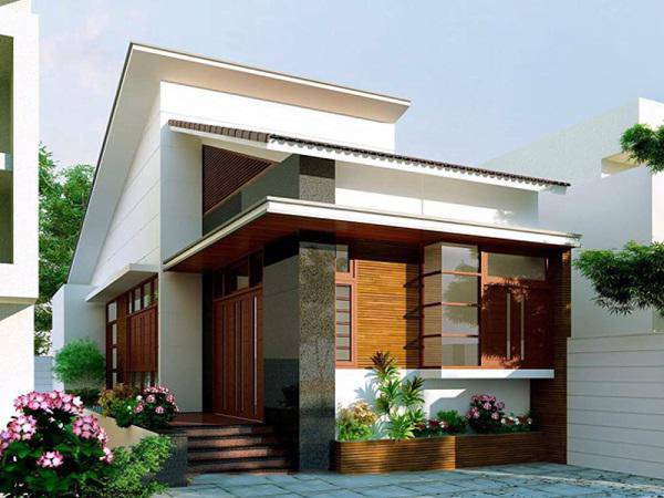 Mẫu nhà rẻ đẹp có gác lửng