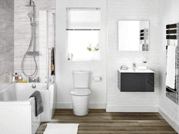 Mẫu nhà vệ sinh nhỏ đẹp sử dụng tone màu sáng