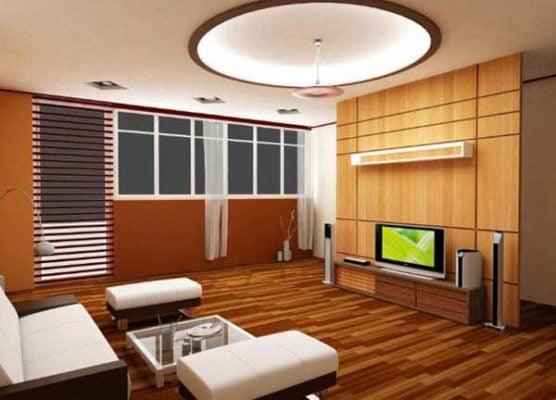 Mẫu trần thạch cao nhà ống đẹp 2019