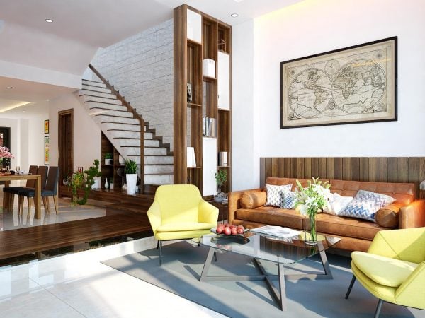 Không nên đặt quá nhiều loại tủ trong không gian phòng khách