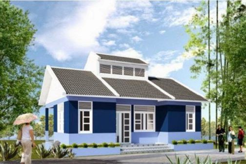 Với 200 triệu đồng trong tay, bạn có thể lựa chọn mô hình nhà mái bằng hoặc mái ngói
