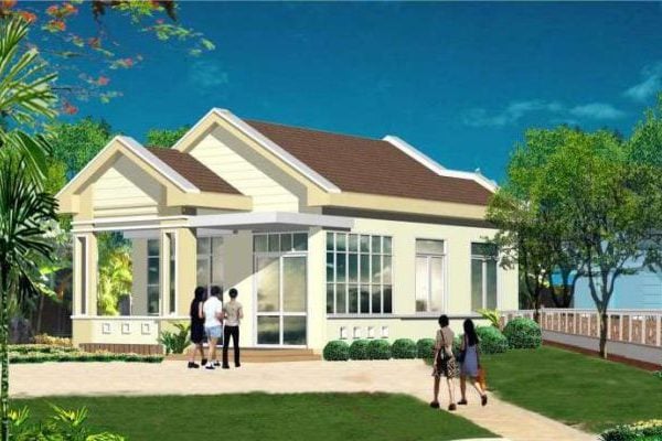 Mô hình nhà đẹp khoảng 300 triệu đồng