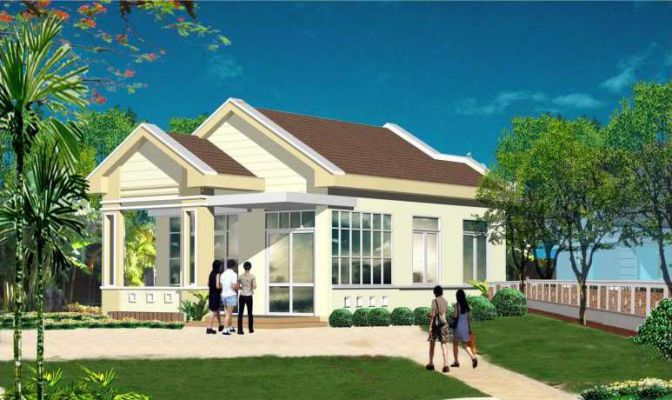 Mô hình nhà đẹp dưới 500 triệu ở thành phố