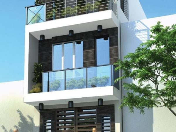 Mẫu nhà ống đẹp 2 tầng, mặt tiền 5m