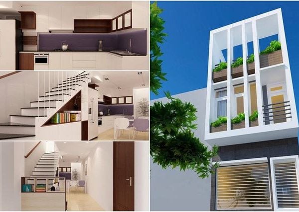 Mẫu nhà ống đẹp vừa để ở, vừa kinh doanh