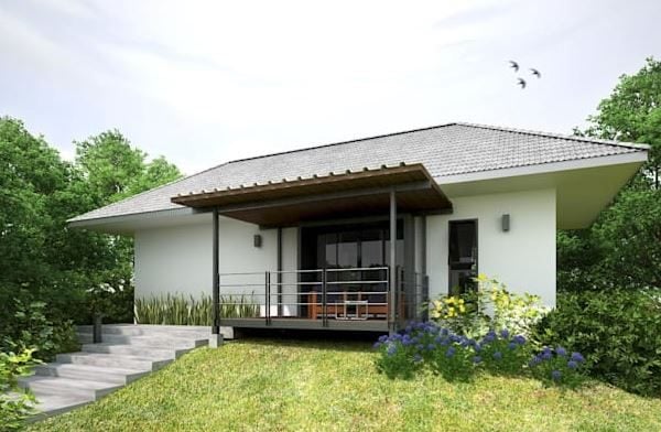 Nhà vườn 1 tầng