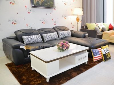 SOFA DA CHỮ L 2 BĂNG GÓC TRÁI ST0919-2-C1