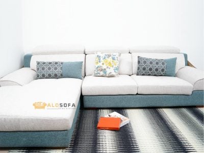 SOFA DA MÀU NÂU CAFE 3 BĂNG GÓC PHẢI 9021N-SF